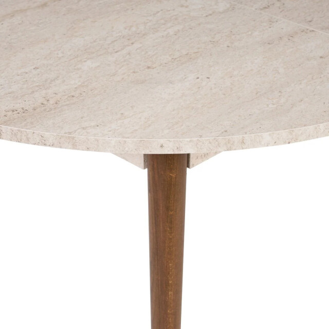 CaliCosy Uitschuifbare eettafel van 100 tot 131 cm met rond tafelblad klara 3529372 large