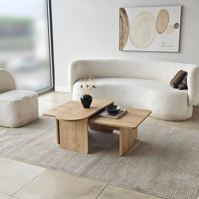 CaliCosy Salontafels set van 2 asymmetrische bladen l105 cm livia 3529396 large