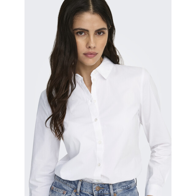 Jacqueline de Yong mio l/s shirt wvn noos 15149877 white 06615.100.0142 large
