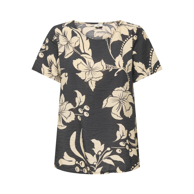 Jacqueline de Yong troya life s/s o-neck top wvn di 15347687 phantom 06613.949.0010 large