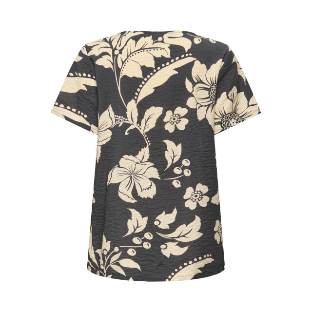 Jacqueline de Yong troya life s/s o-neck top wvn di 15347687 phantom 06613.949.0010 large