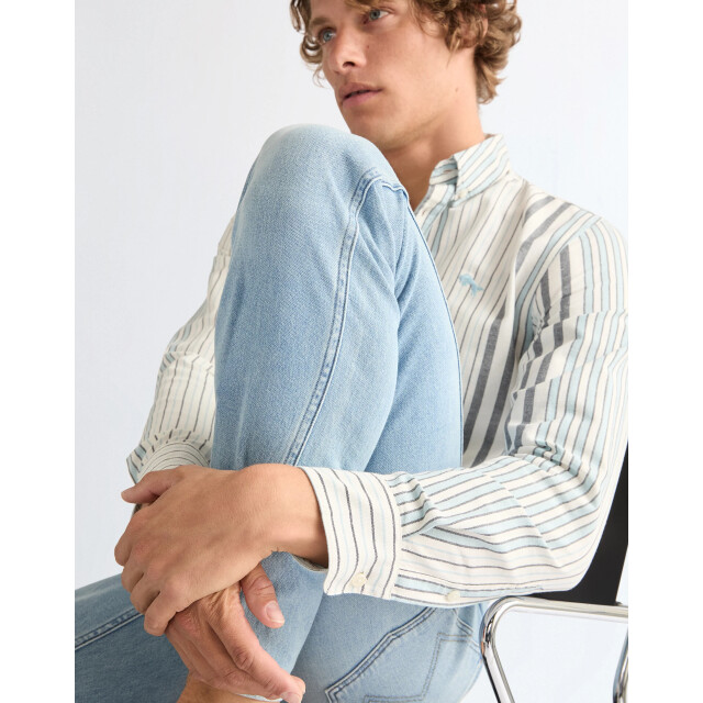 Wrangler Greensboro heren regular straight-fit jeans firelight blue WRANGLER 112378688 Greensboro FirelightBlue large