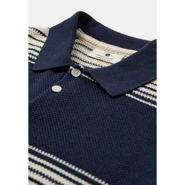 Anerkjendt Akseb stripe polo 902220 sky captain 902220 large