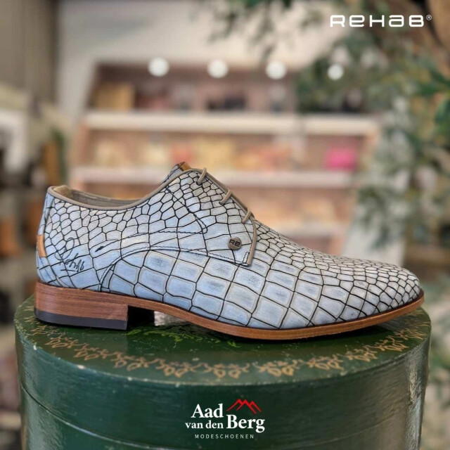 Rehab Herenschoenen veterschoenen Greg croco large
