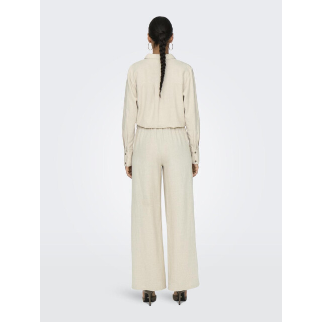 Jacqueline de Yong Jdysay linen hw wide pant wvn noos zand 4109.04.0110 large