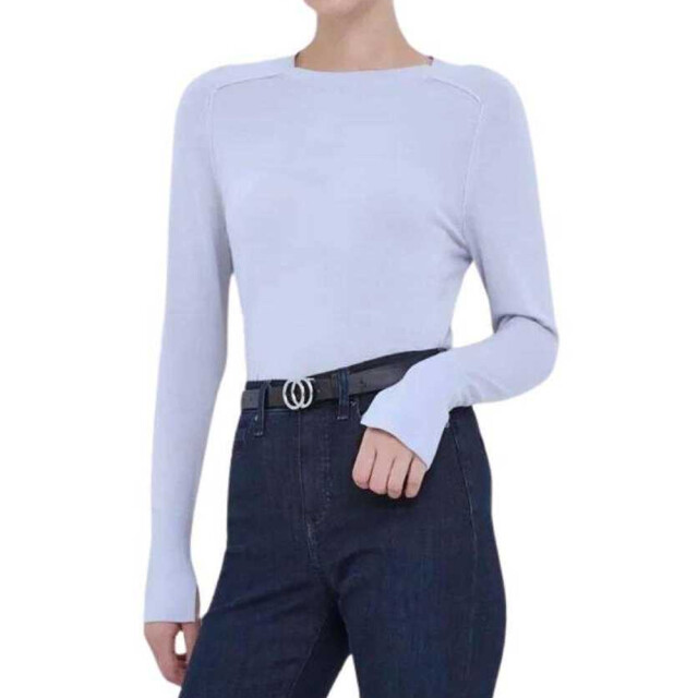 Calvin Klein Dames effen raglan sweater top UTNA901_blue large