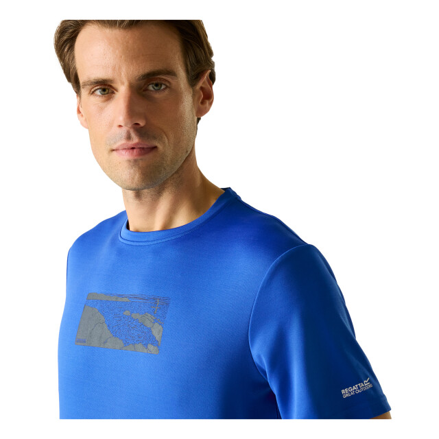 Regatta Heren fingal rivier t-shirt UTRG12706_olympianblue large