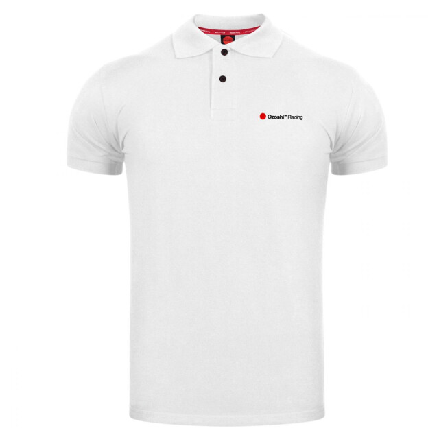 Ozoshi Heren klein logo poloshirt UTPP9027_white large