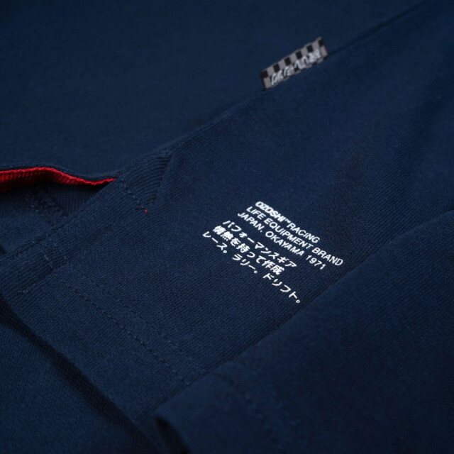 Ozoshi Heren klein logo poloshirt UTPP9027_navyblue large