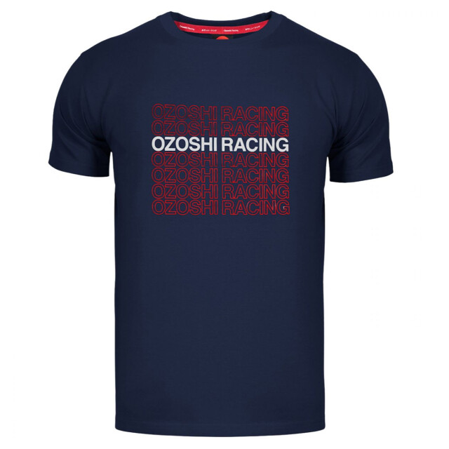 Ozoshi Heren repeat logo t-shirt UTPP9026_navyblue large