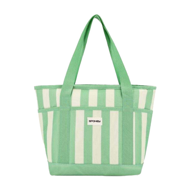 Spokey Acapulco stripe thermische tas UTPP8693_greenwhite large