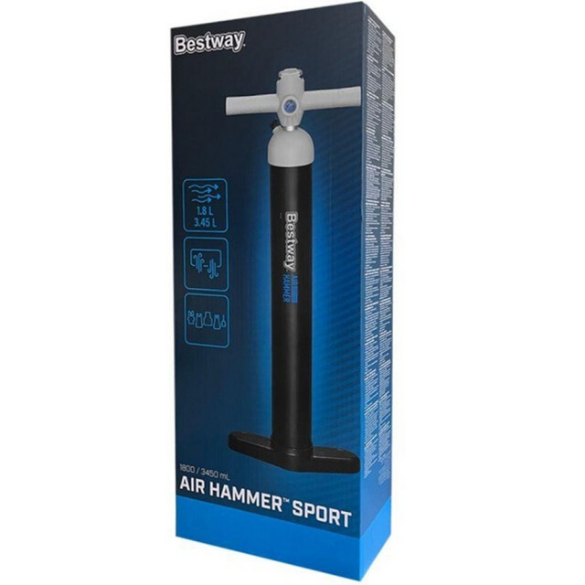 BESTWAY Aluminium embleem luchtpomp UTPP7881_black large