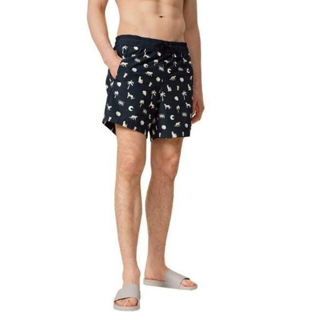Outhorn Heren zwemshort met herhaalde print UTPP7479_black large