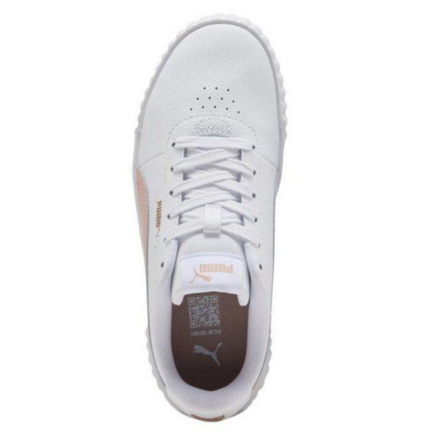 Puma Dames carina 3.0 leren trainers UTPP7009_whitepink large