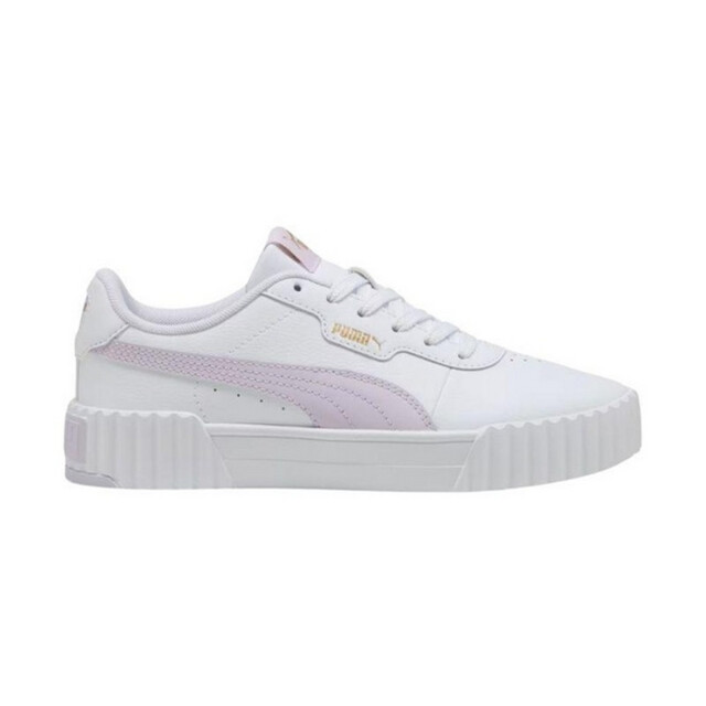 Puma Dames carina 3.0 leren trainers UTPP7009_whiteviolet large