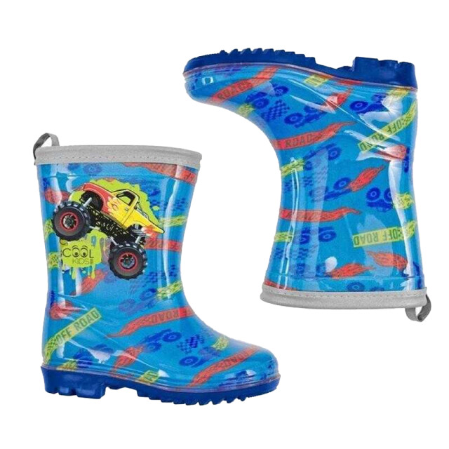 Coqui Kinder/kinder perletti truck wellington laarzen UTPP12654_bluemulticoloured large