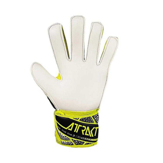 Reusch Attrakt solid keepershandschoenen voor kinderen/kinderen UTPP10733_whiteblackgreen large
