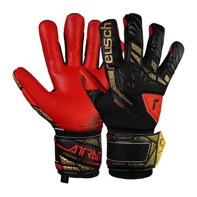 Reusch Unisex attrakt freegel keepershandschoenen voor volwassenen UTPP10682_blackred large