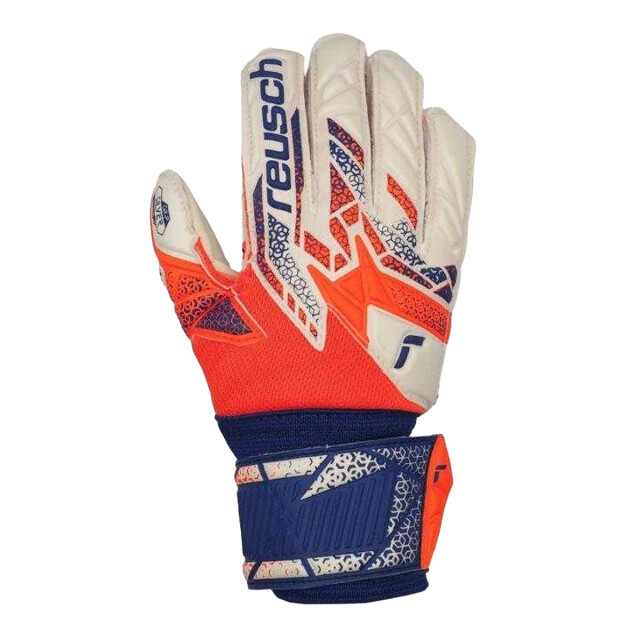 Reusch Attrakt silver keepershandschoenen voor kinderen/kinderen UTPP10525_orangebluewhite large
