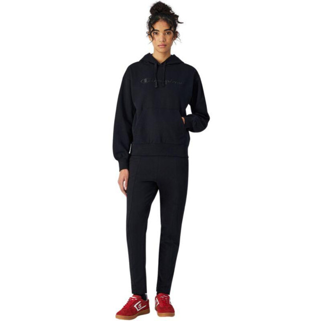 Champion Dames geborduurde logo kangoeroezak hoodie UTPP9072_black large