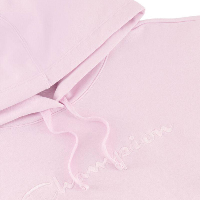 Champion Dames geborduurde logo kangoeroezak hoodie UTPP9072_pink large