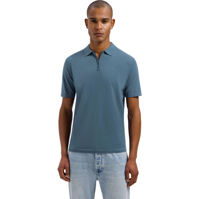 Dstrezzed Ds dorian zip polo 420062-621 large