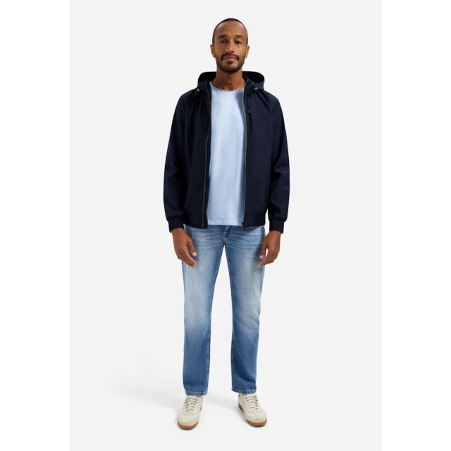 No Excess T-shirt crewneck slub blue 31360202SN-030 large