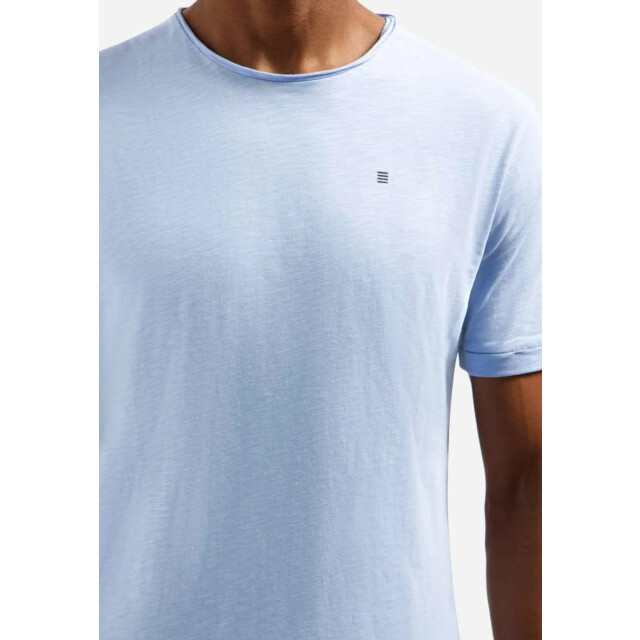 No Excess T-shirt crewneck slub blue 31360202SN-030 large