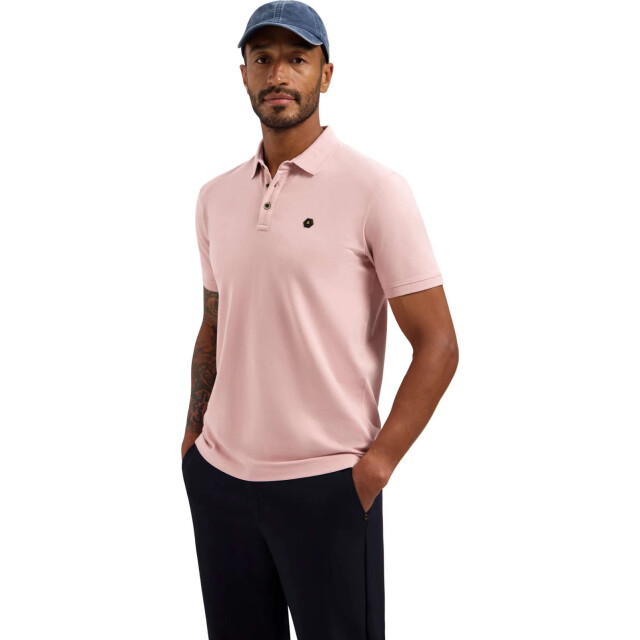 No Excess Polo short sleeve basic light mauve 31380201SN-346 large