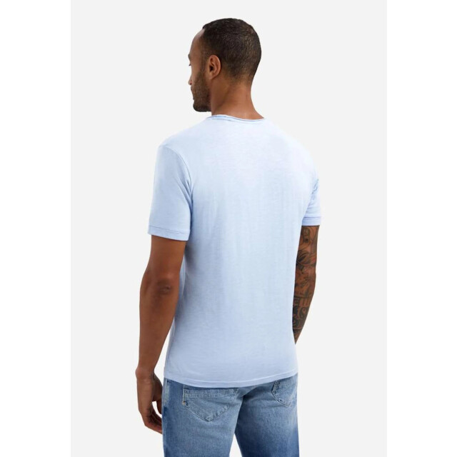 No Excess T-shirt crewneck slub blue 31360202SN-030 large