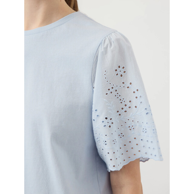 Y.A.S Yaslex ss top w. emb sleeves s. noos skyway 26033890-222150 large