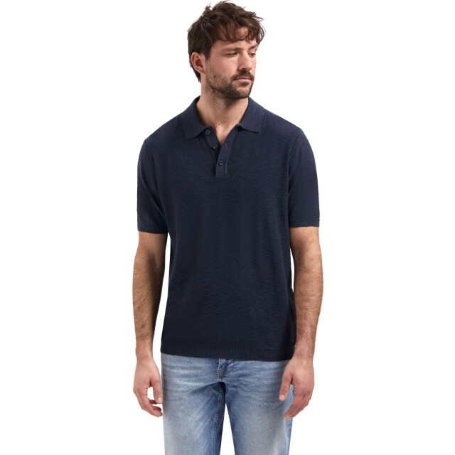 No Excess Pullover short sleeve polo slub night 31240263SN-078 large