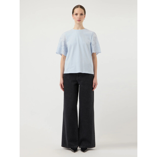 Y.A.S Yaslex ss top w. emb sleeves s. noos skyway 26033890-222150 large