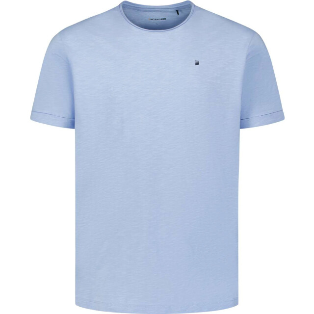 No Excess T-shirt crewneck slub blue 31360202SN-030 large
