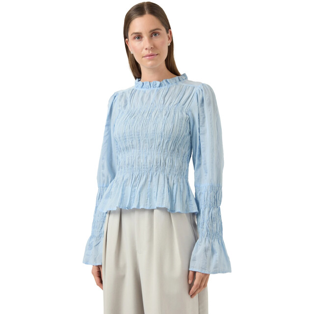 Y.A.S Yasrava ls smock top s. skyway/star white 26039656-222150001 large