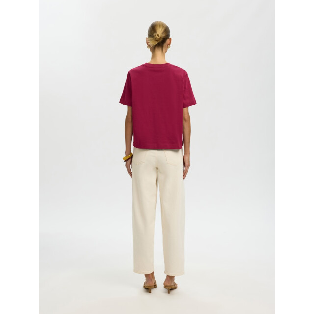 Selected Femme slwessential ss boxy tee noos 16087919 anemone 06011.755.0226 large