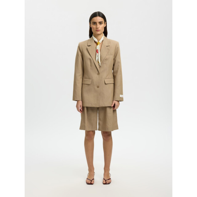 Selected Femme slfsara amour scarf 16101096 egret 06811.198.0018 large