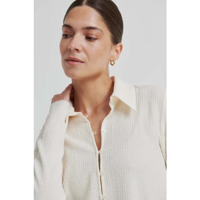 Second Female blouse lm paria ls collar tee 0508 tofu 06615.198.0113 large