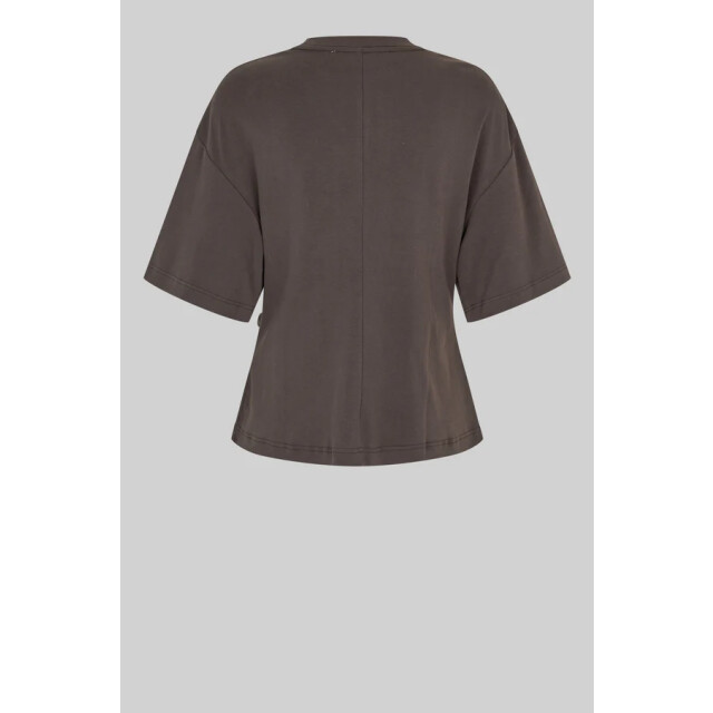 Second Female shirt km enora brooch tee 6150 chocolate tort 06011.880.0011 large