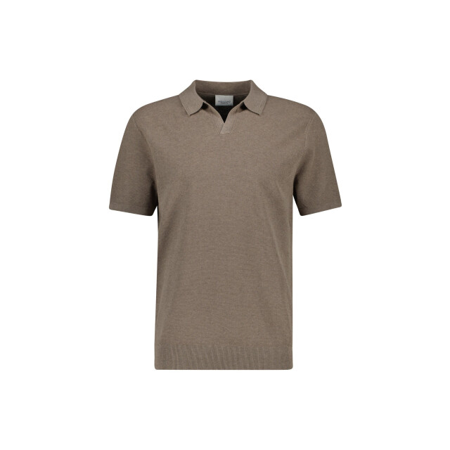 Profuomo polo open collar ppxd10009e h3 mid brown 05311.840.0046 large