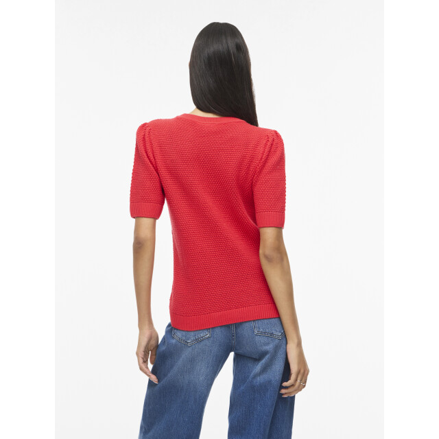 Vila Vidalo o-neck s/s knit top/su noo 14084421 large