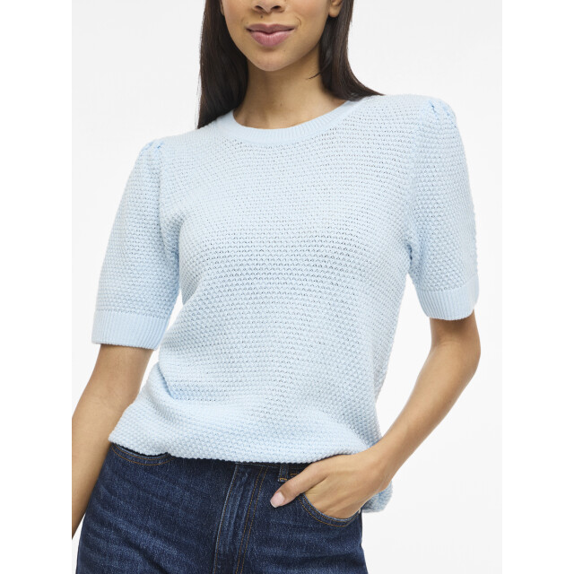 Vila Vidalo o-neck s/s knit top/su noo 14084421 large