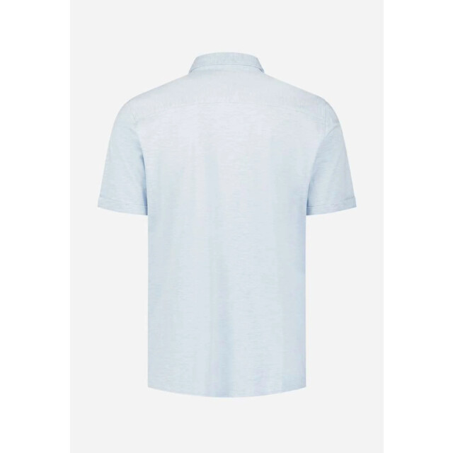 No Excess Shirt short sleeve melange jersey blue 31420281SN-030 large