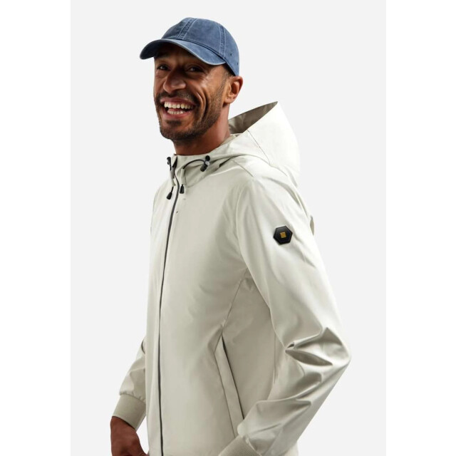 No Excess Jacket short fit hooded stone 31630216-014 large