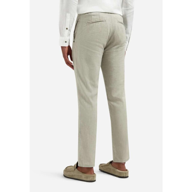 No Excess Pants with linen yarn dyed taupe 317140211-044 large