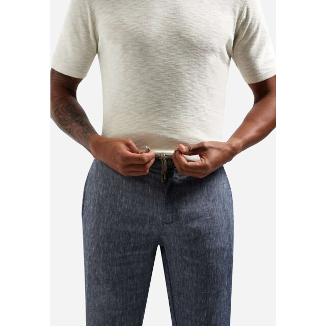 No Excess Pants with linen yarn dyed night 317140211-078 large