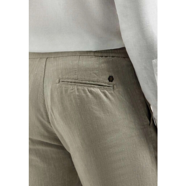 No Excess Pants with linen yarn dyed taupe 317140211-044 large