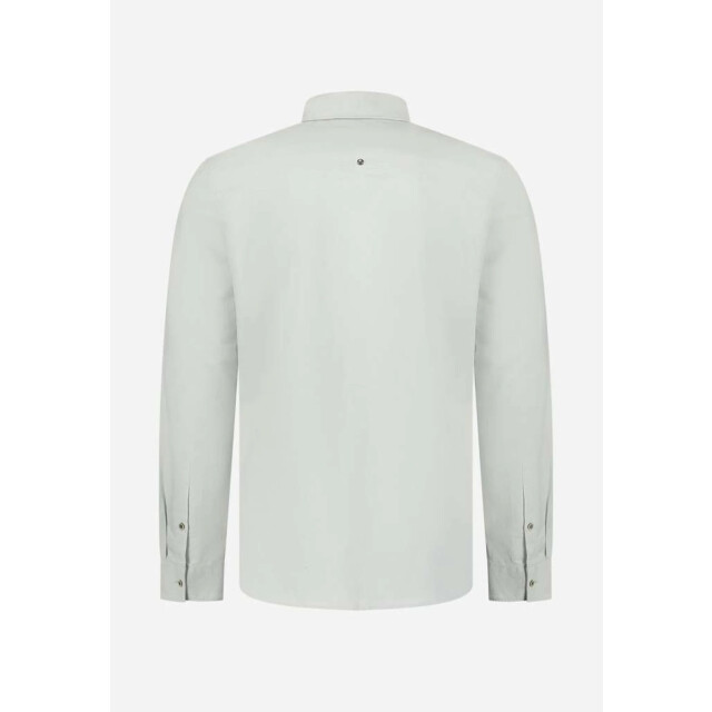 No Excess Shirt with linen dusty green 31470213SN-159 large