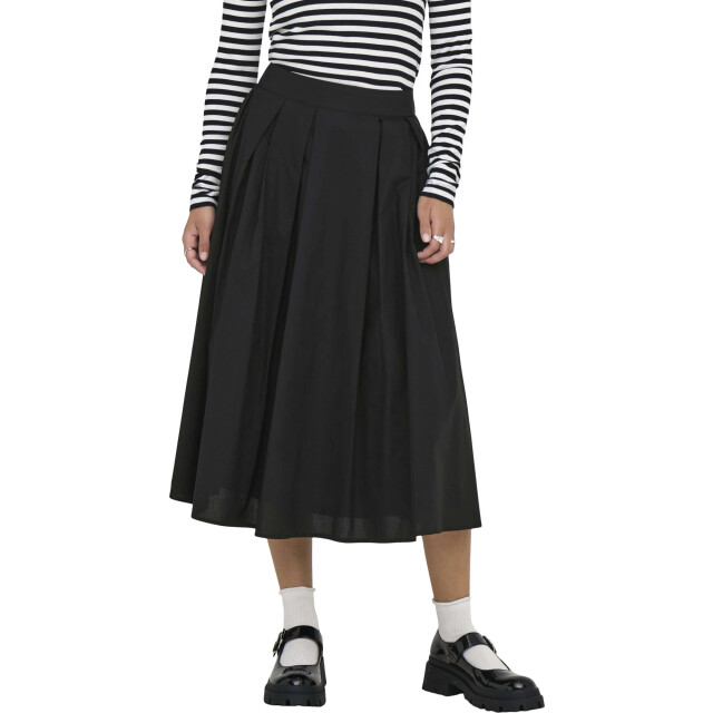 Only Onlmaila long pleat skirt wvn black 15369555-177911 large