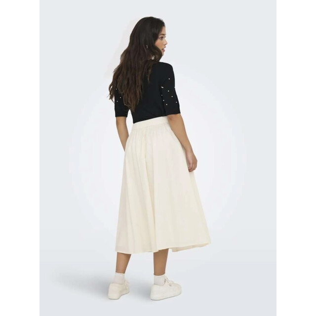 Only Onlmaila long pleat skirt wvn cloud dancer 15369555-177922 large